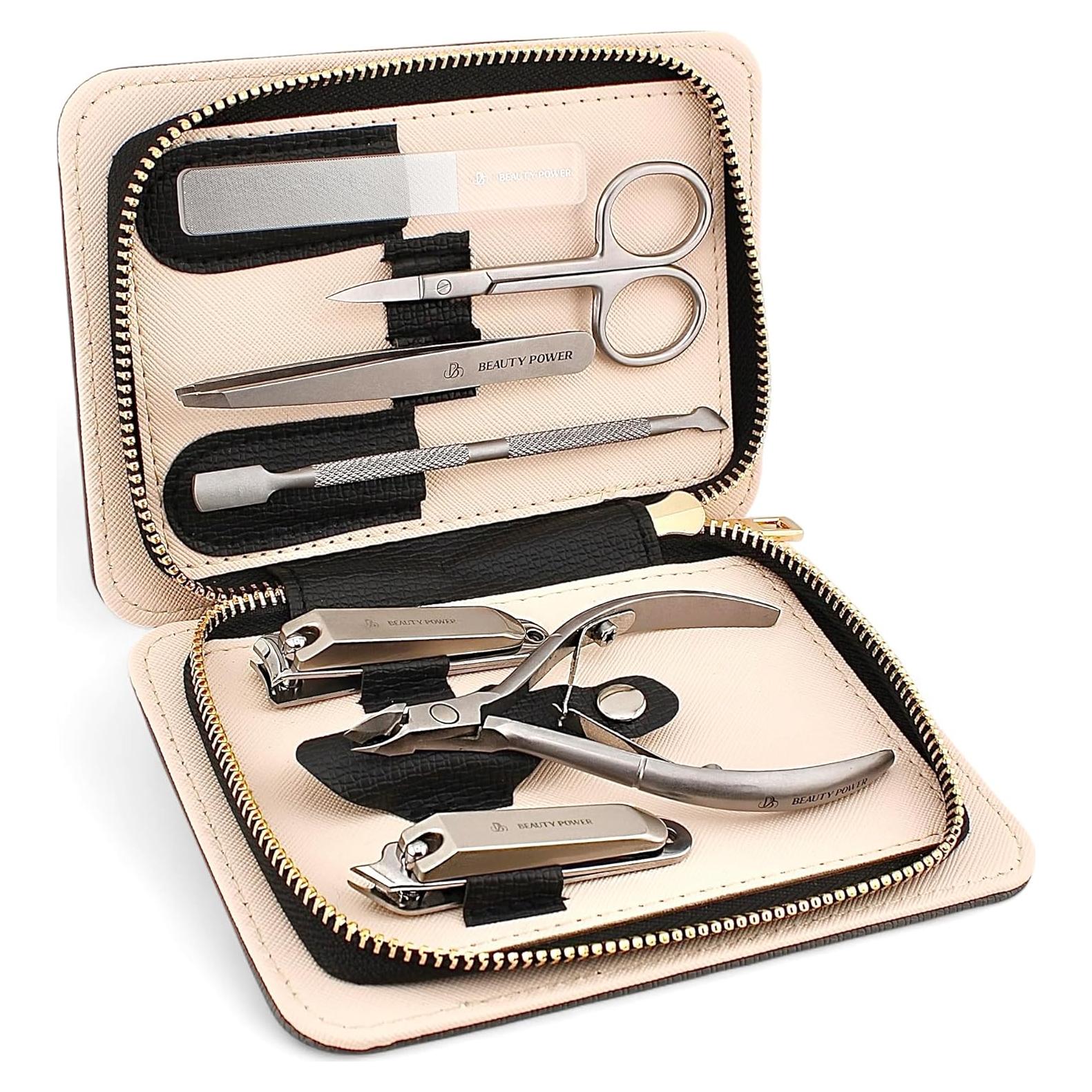 Juego de Manicura y Pedicura 7-en-1 Beauty Power Acero Inoxidable