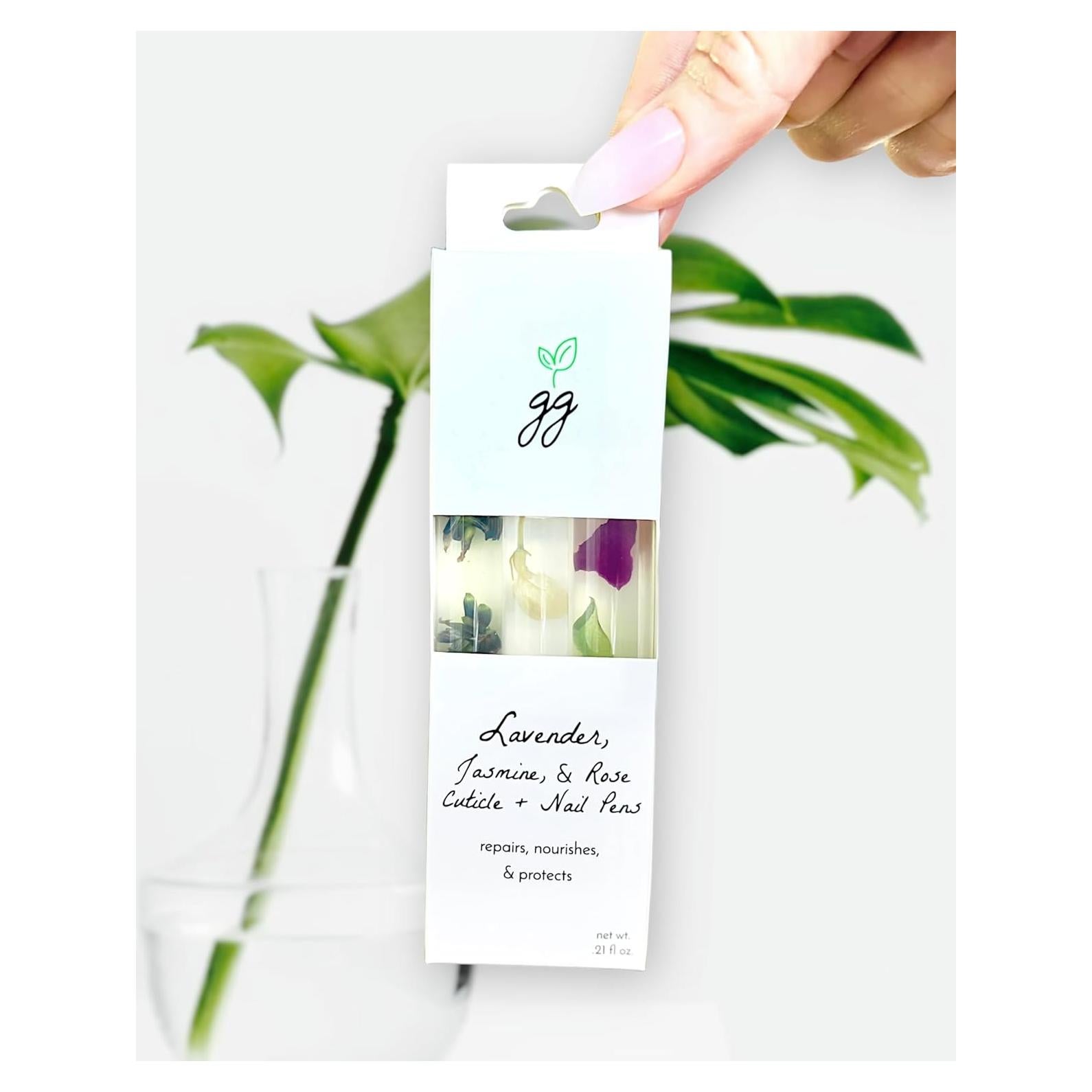 Trío de Aceite para Cutículas Greenmade - Lavanda, Jazmín, Rosa