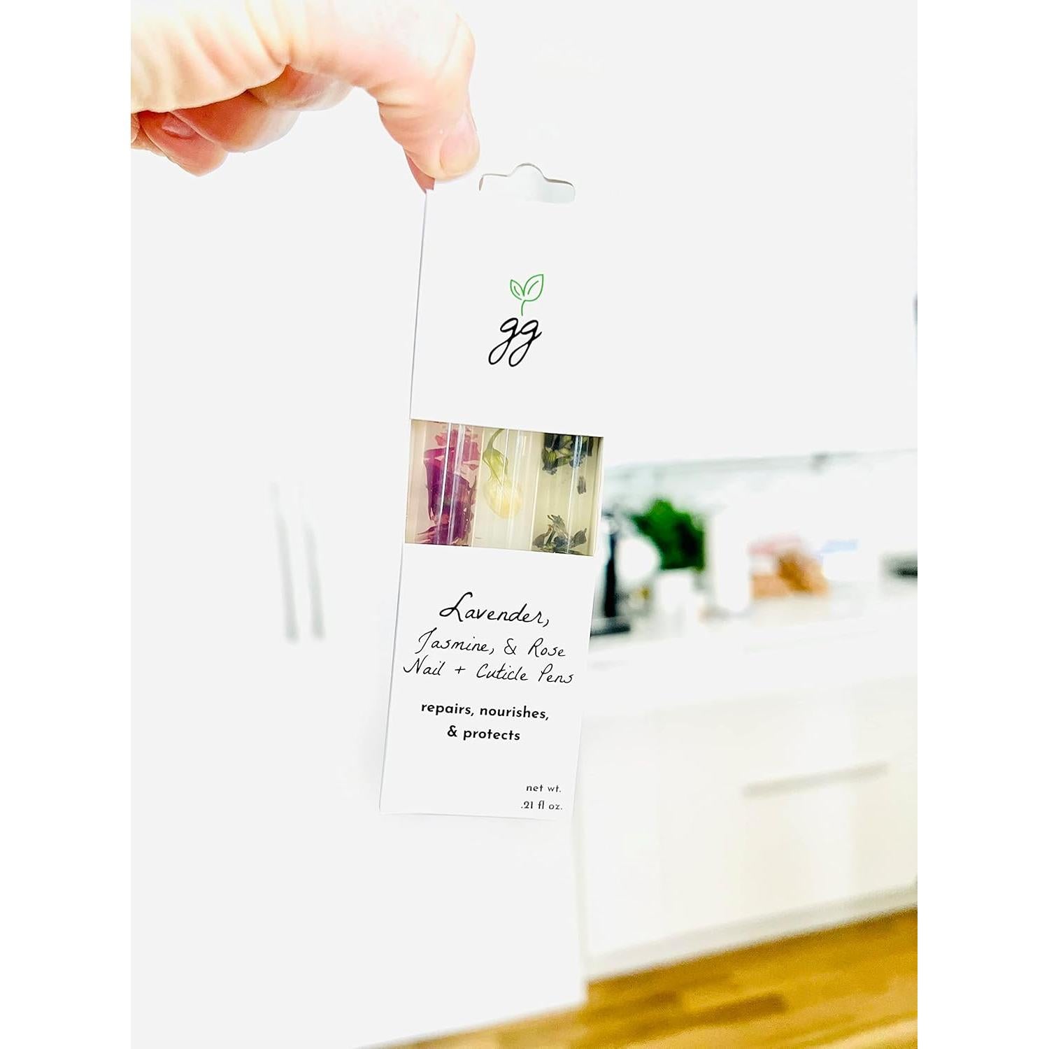 Trío de Aceite para Cutículas Greenmade - Lavanda, Jazmín, Rosa