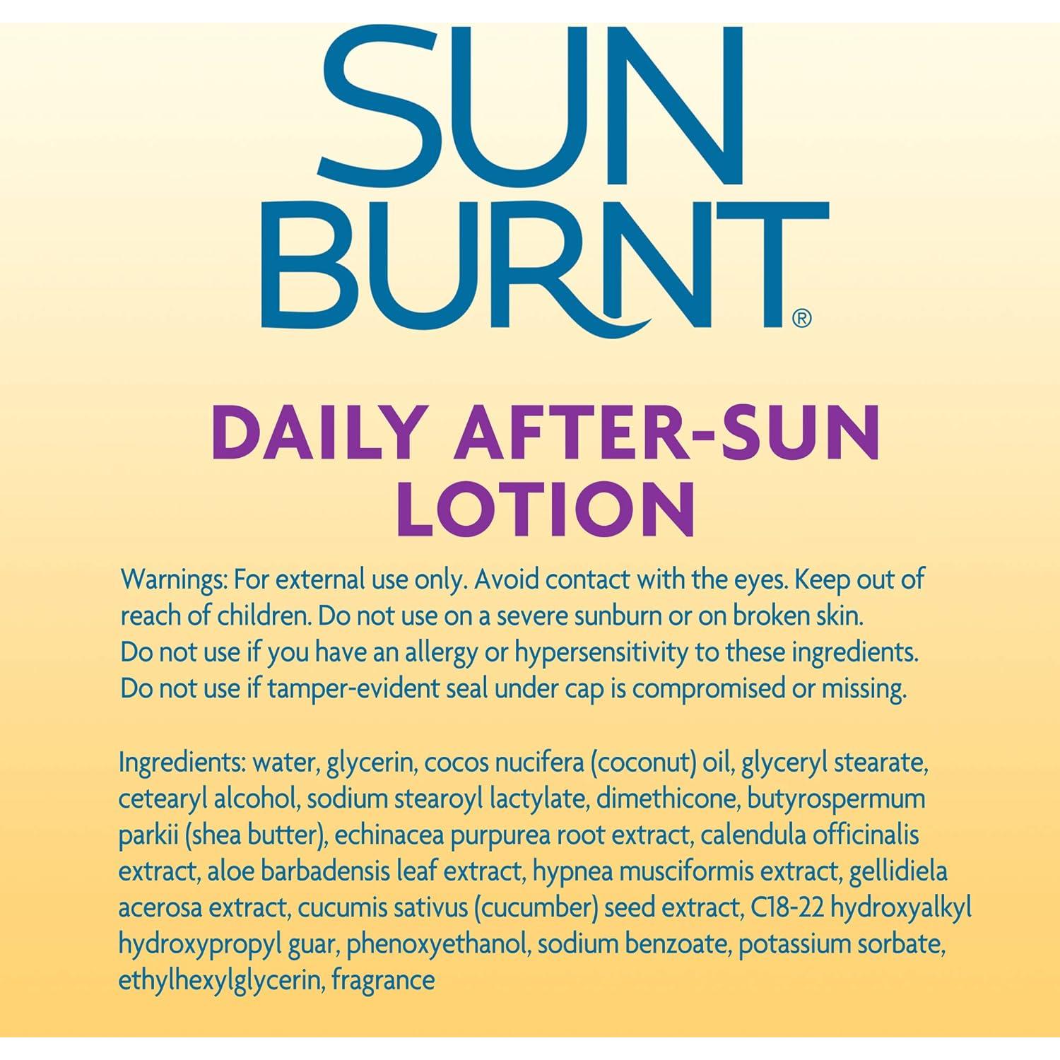 Loción Después del Sol SunBurnt 170g - Hidratante Calmante