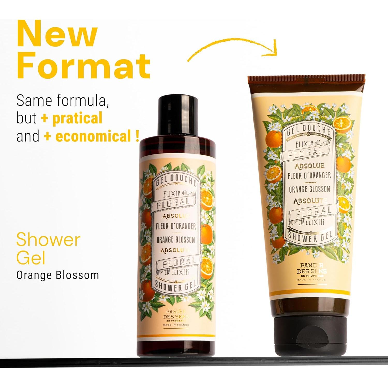 Gel de Ducha Hidratante Panier des Sens 2x200 ml Flor de Naranjo