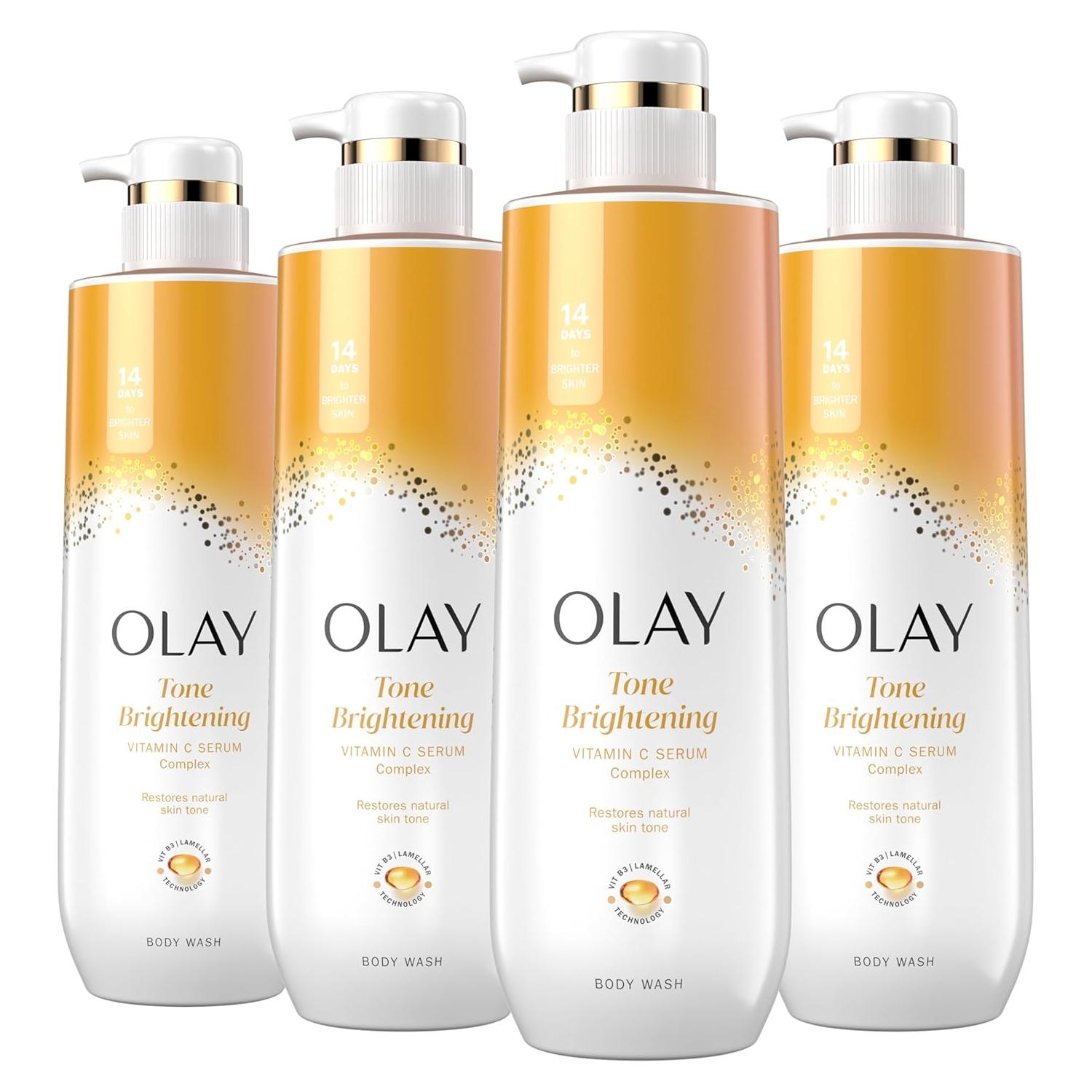 Gel de Ducha Olay Iluminador de Tono 591 ml - Exfoliante y Hidratante