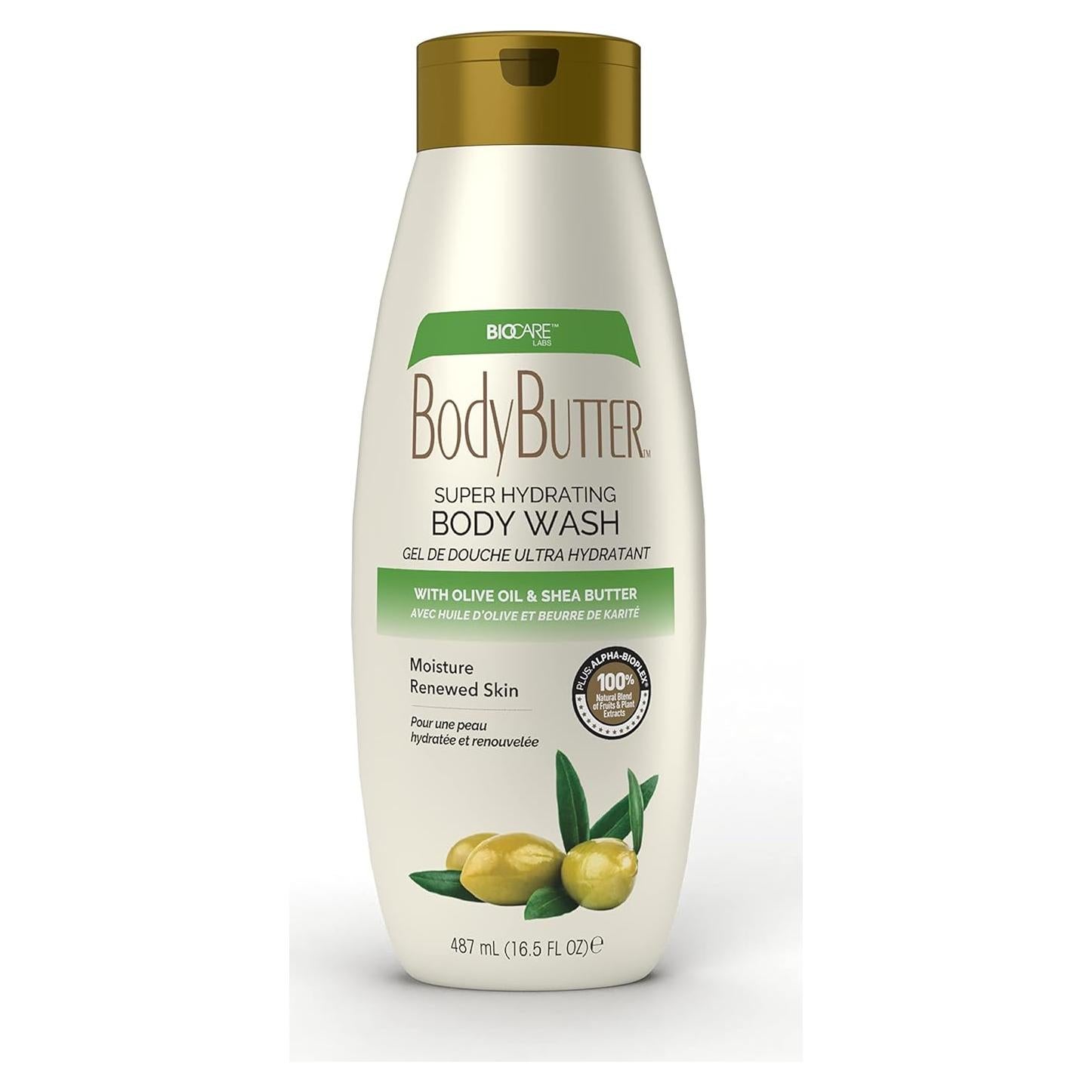 Gel de Ducha Hidratante Biocare Labs 466.6 ml Aceite de Oliva