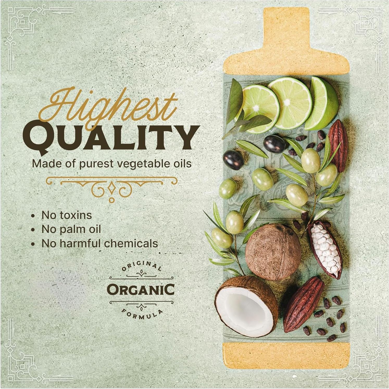 Jabón Líquido Orgánico de Castile Salvia Lima 500ml - Suave