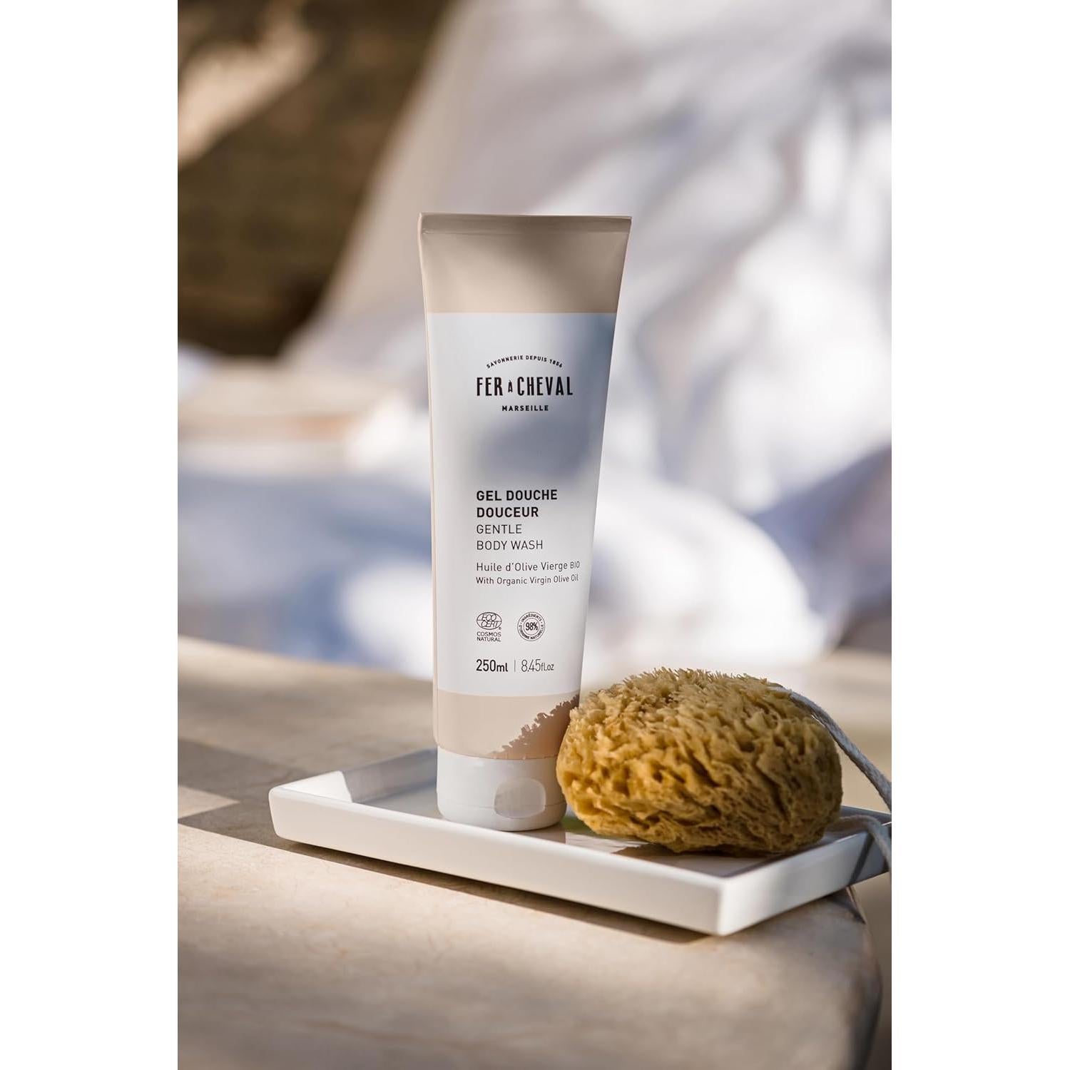 Set de Crema Corporal Nutritiva y Gel de Ducha Fer à Cheval 200 ml