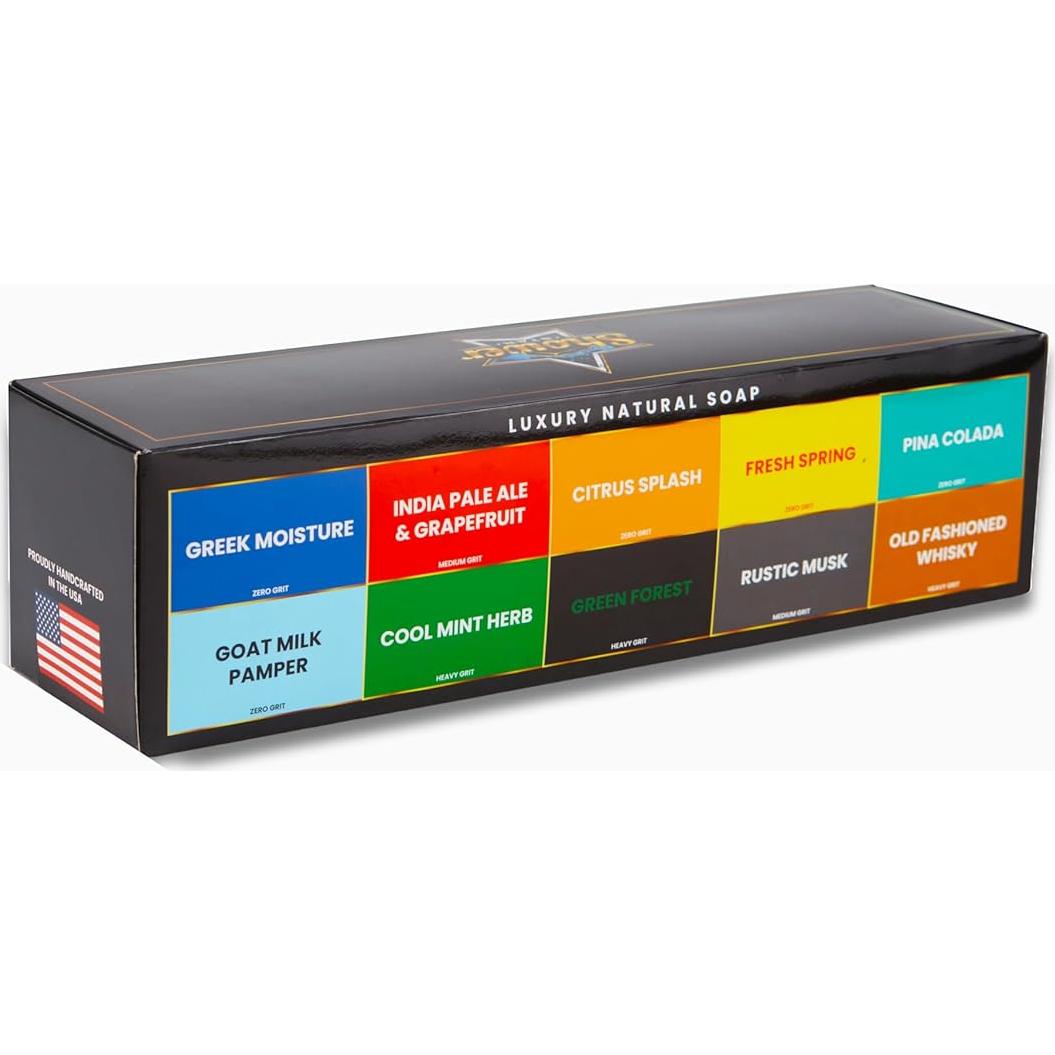 Jabón de Barra para Ducha Shower Star 10 Paquetes 5 Oz