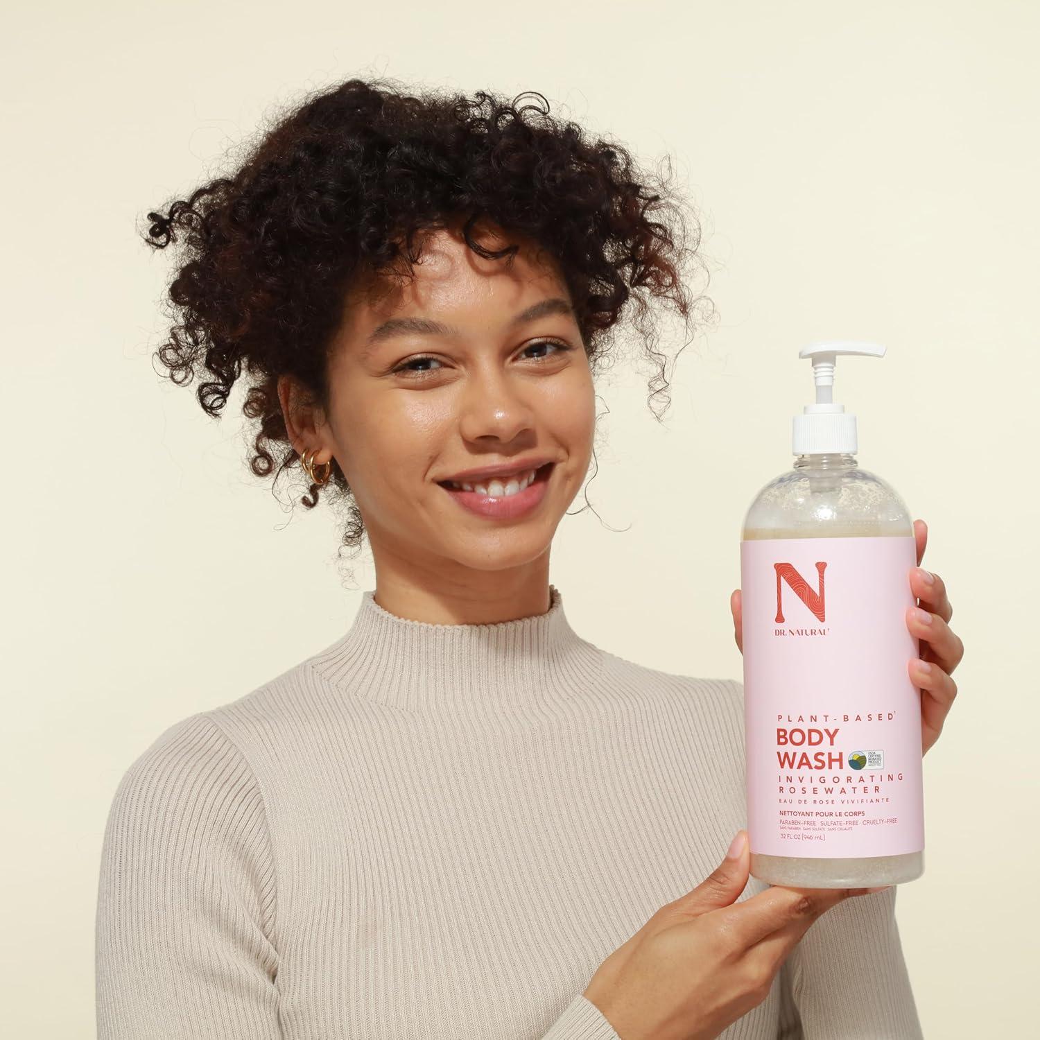 Gel de Ducha Hidratante Dr. Natural 0.95 L Rosa Orgánico