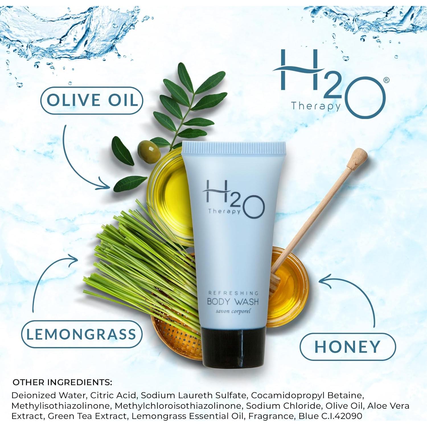 Jabón de Baño H2O Therapy 300 Piezas 24g Tamaño Viaje