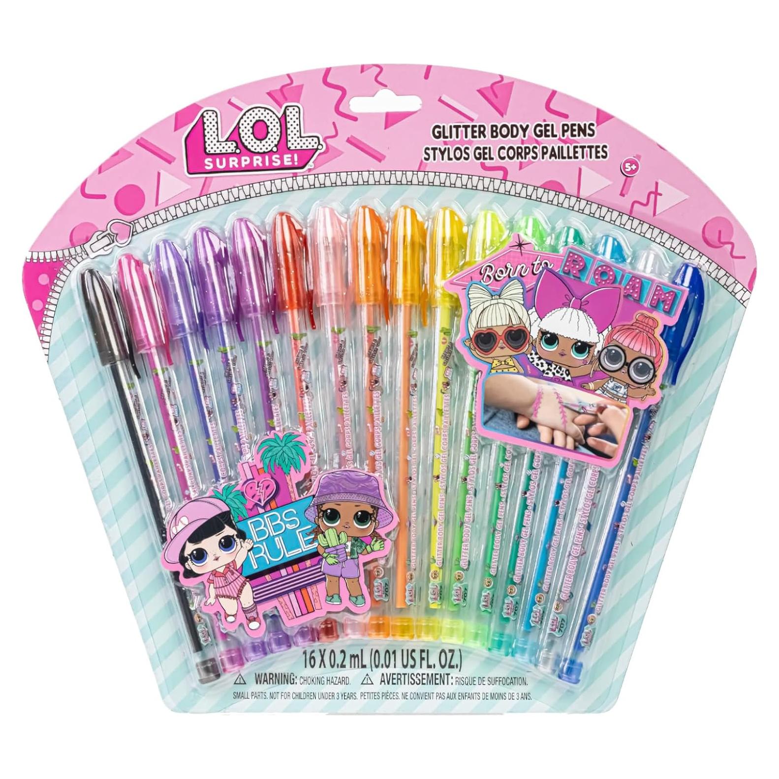 Set de Bolígrafos Brillantes Townley Girl 16 Colores L.O.L Sorpresa