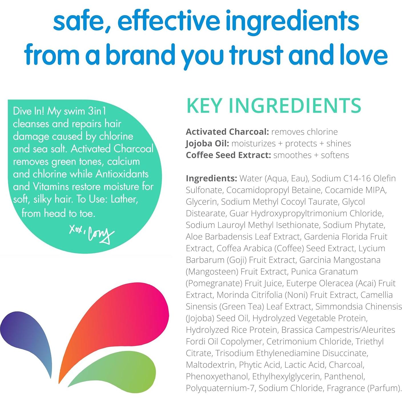 SoCozy Kids Swim 3-en-1 Champú y Acondicionador 310 ml