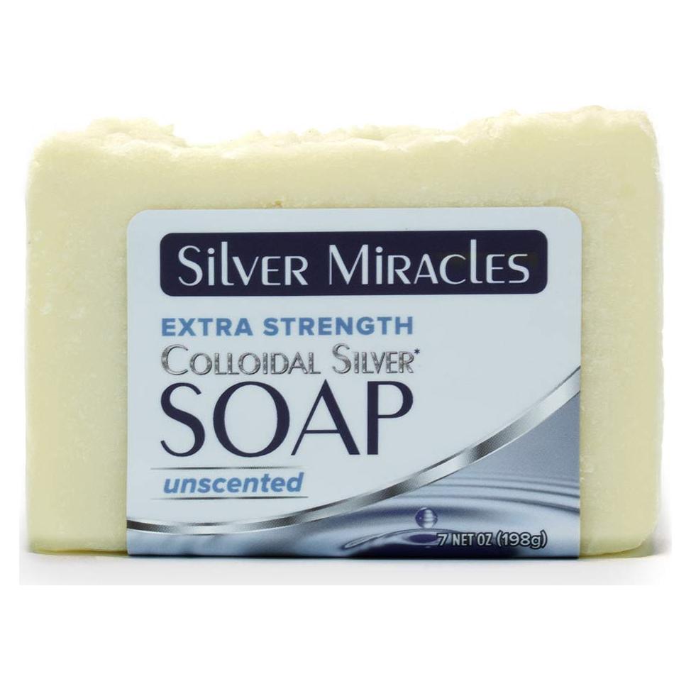 Jabón de Plata Coloidal de Fuerza Extra Milagros de Plata 198g