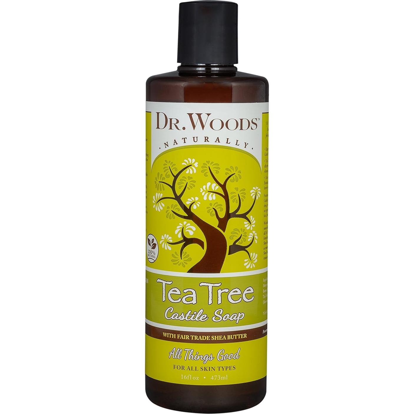 Jabón Líquido de Castile Dr. Woods 473 ml - Paquete de 2