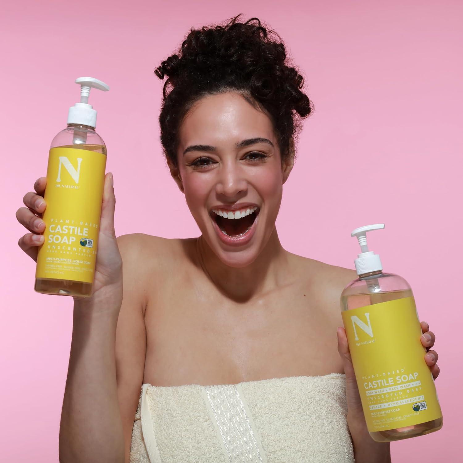 Jabón Líquido de Castilla Dr. Natural 0.95L Sin Fragancia