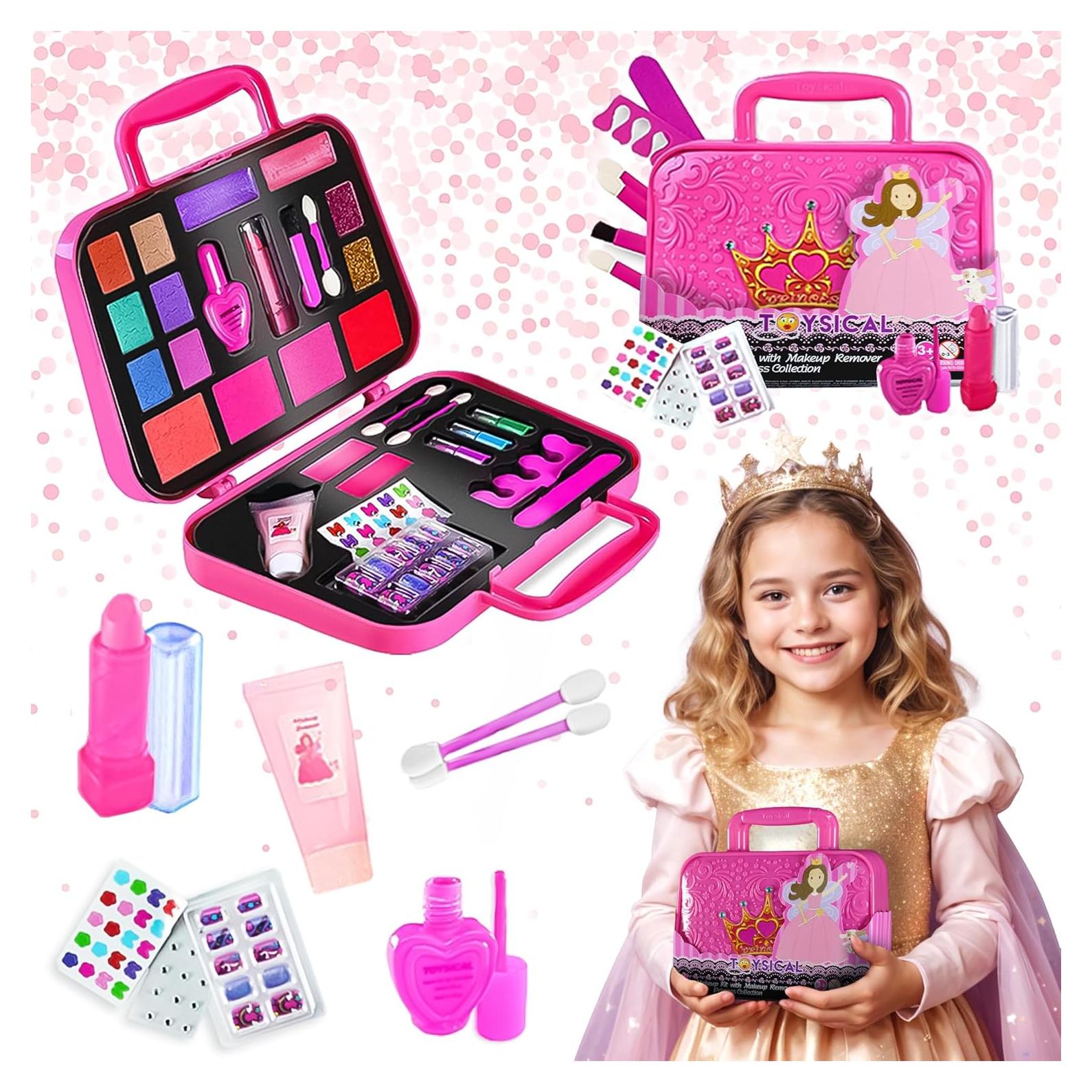Kit de Maquillaje Toysical Princesa - No Tóxico y Lavable