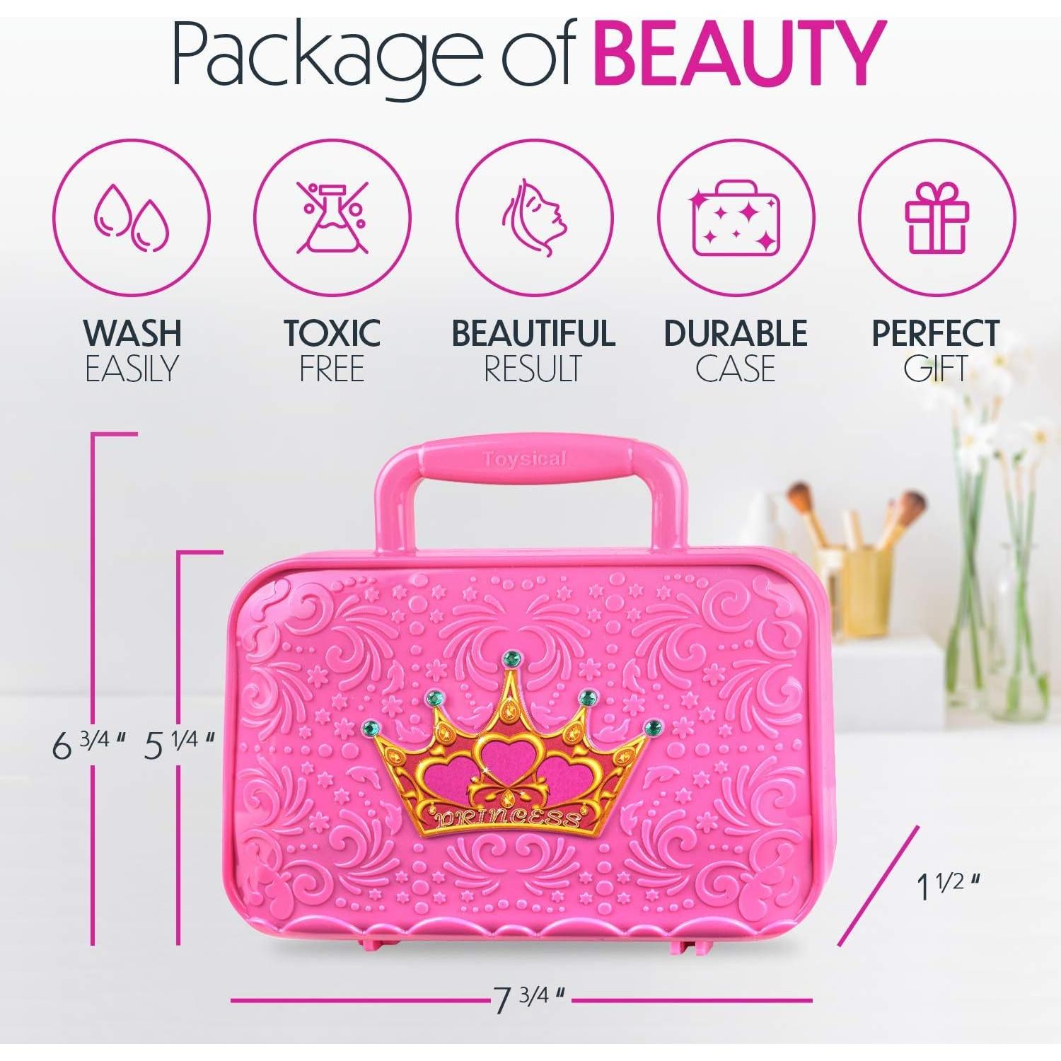 Kit de Maquillaje Toysical Princesa - No Tóxico y Lavable