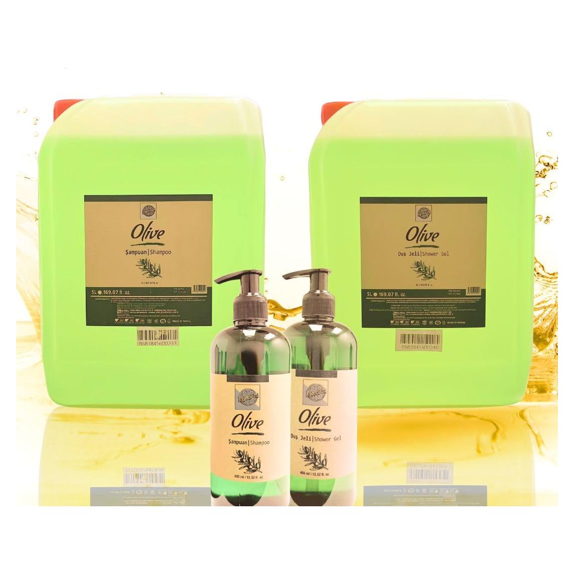 Juego de Champú y Gel de Ducha Roomsium 5L + Dispensadores 400ml