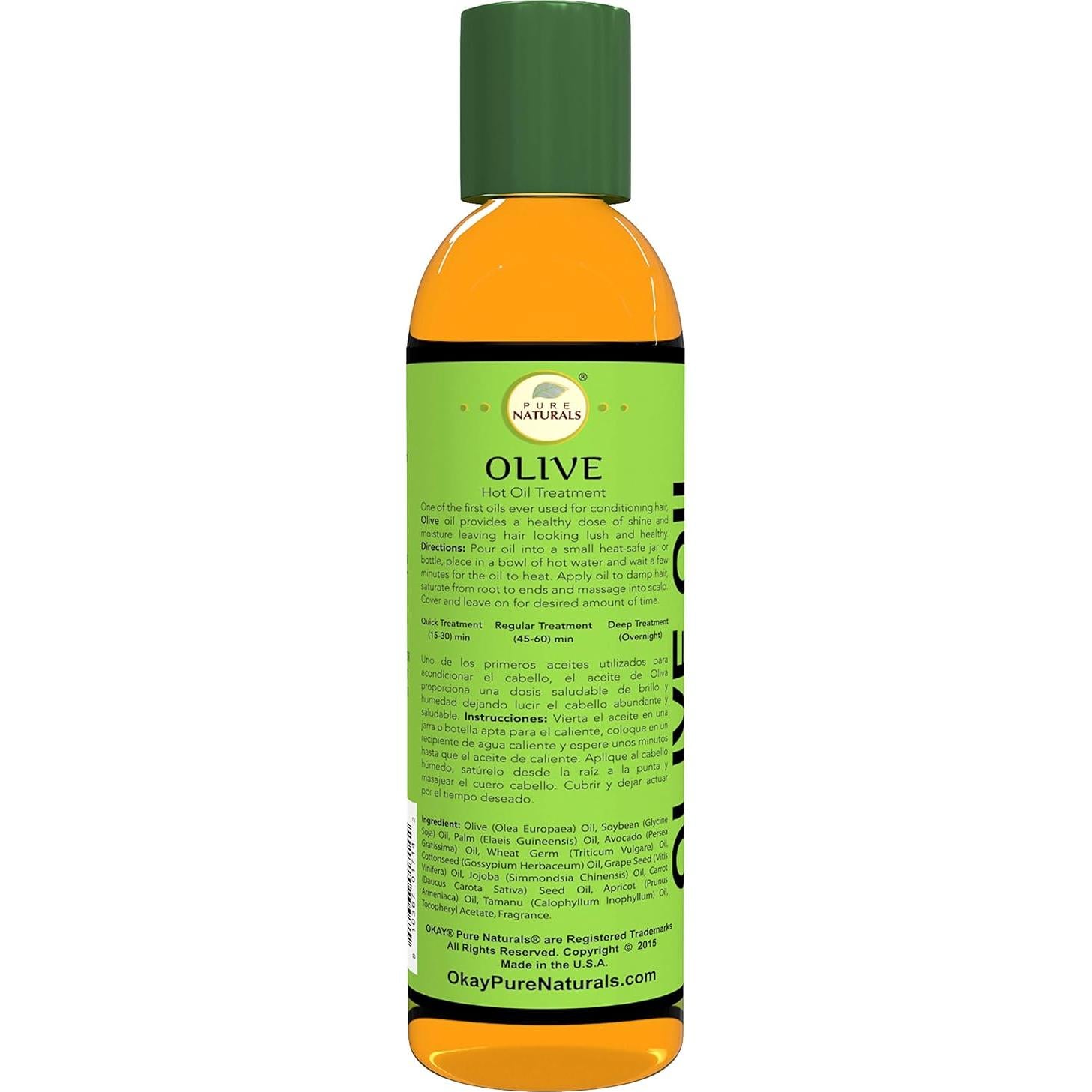 Aceite Caliente OKAY de Oliva 117ml - Hidratación y Brillo