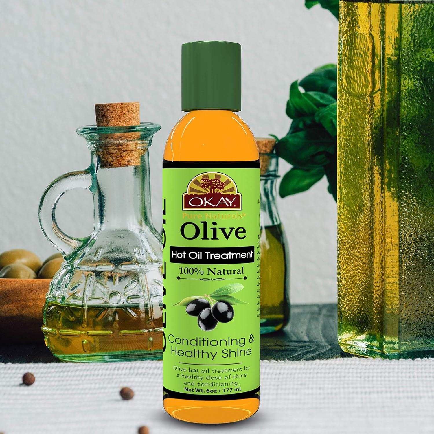 Aceite Caliente OKAY de Oliva 117ml - Hidratación y Brillo