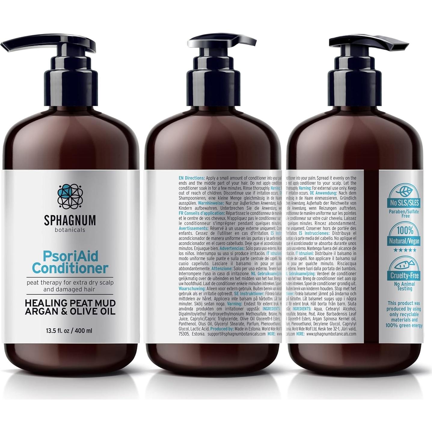 Champú y Acondicionador Natural para Psoriasis 2x382.7g