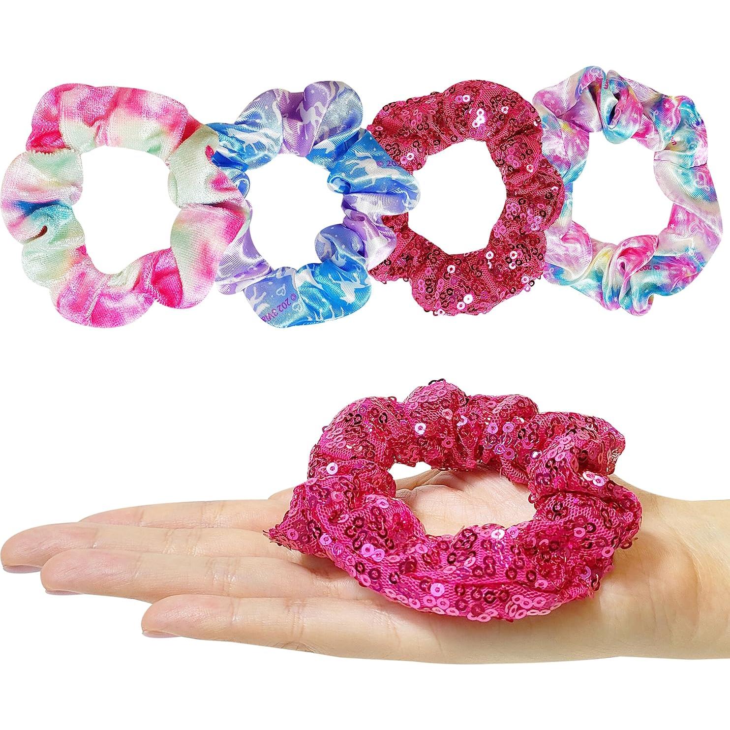 Cepillo para el Cabello LUV HER Jojo Siwa + 4 Scrunchies