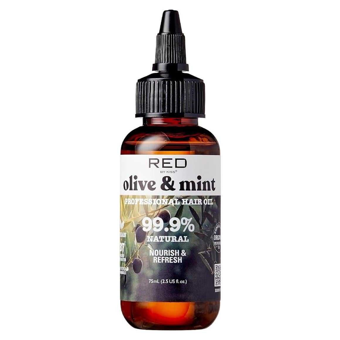 Aceite Natural para el Cabello Red by Kiss 73.93 ml Oliva y Menta