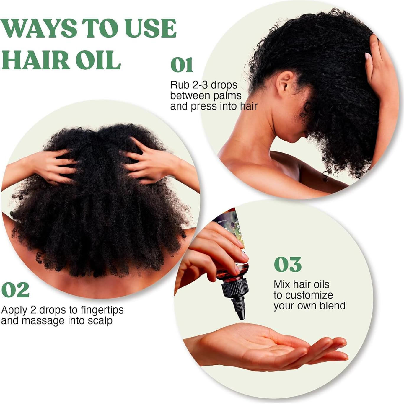 Aceite Natural para el Cabello Red by Kiss 73.93 ml Oliva y Menta