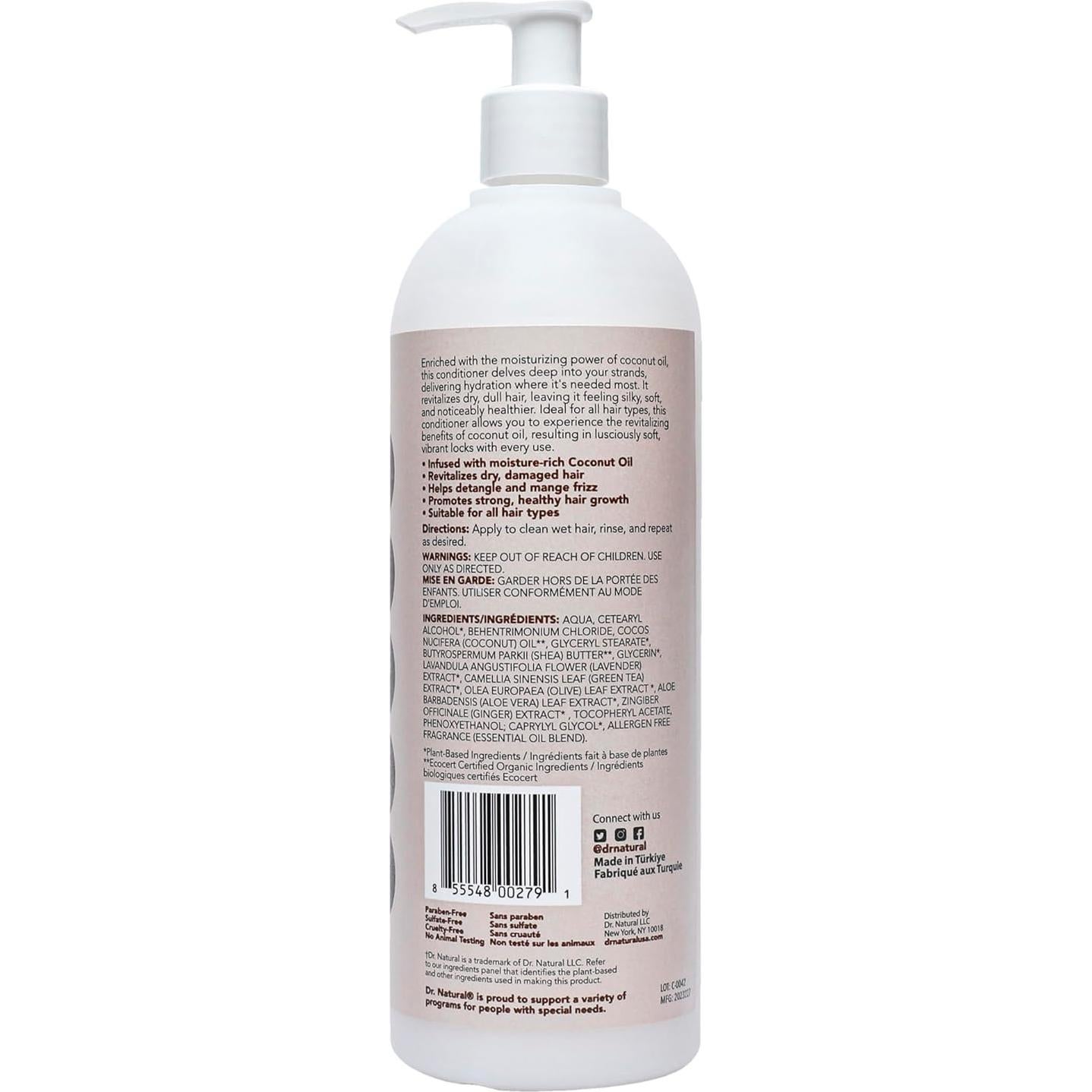 Acondicionador Dr. Natural Aceite de Coco 453 g Hidratante