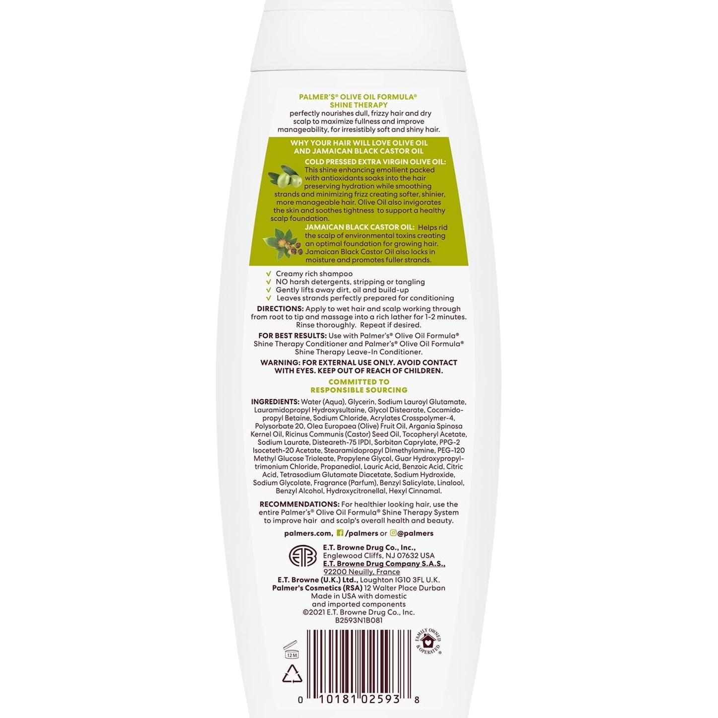 Champú Suavizante Palmer's Aceite de Oliva 382.7 ml