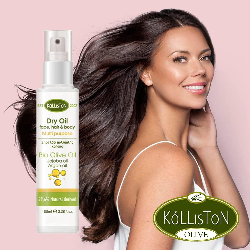 Aceite Seco Hidratante Orgánico Kalliston 100 ml - Cara, Cuerpo y Cabello