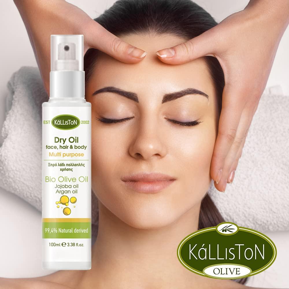 Aceite Seco Hidratante Orgánico Kalliston 100 ml - Cara, Cuerpo y Cabello