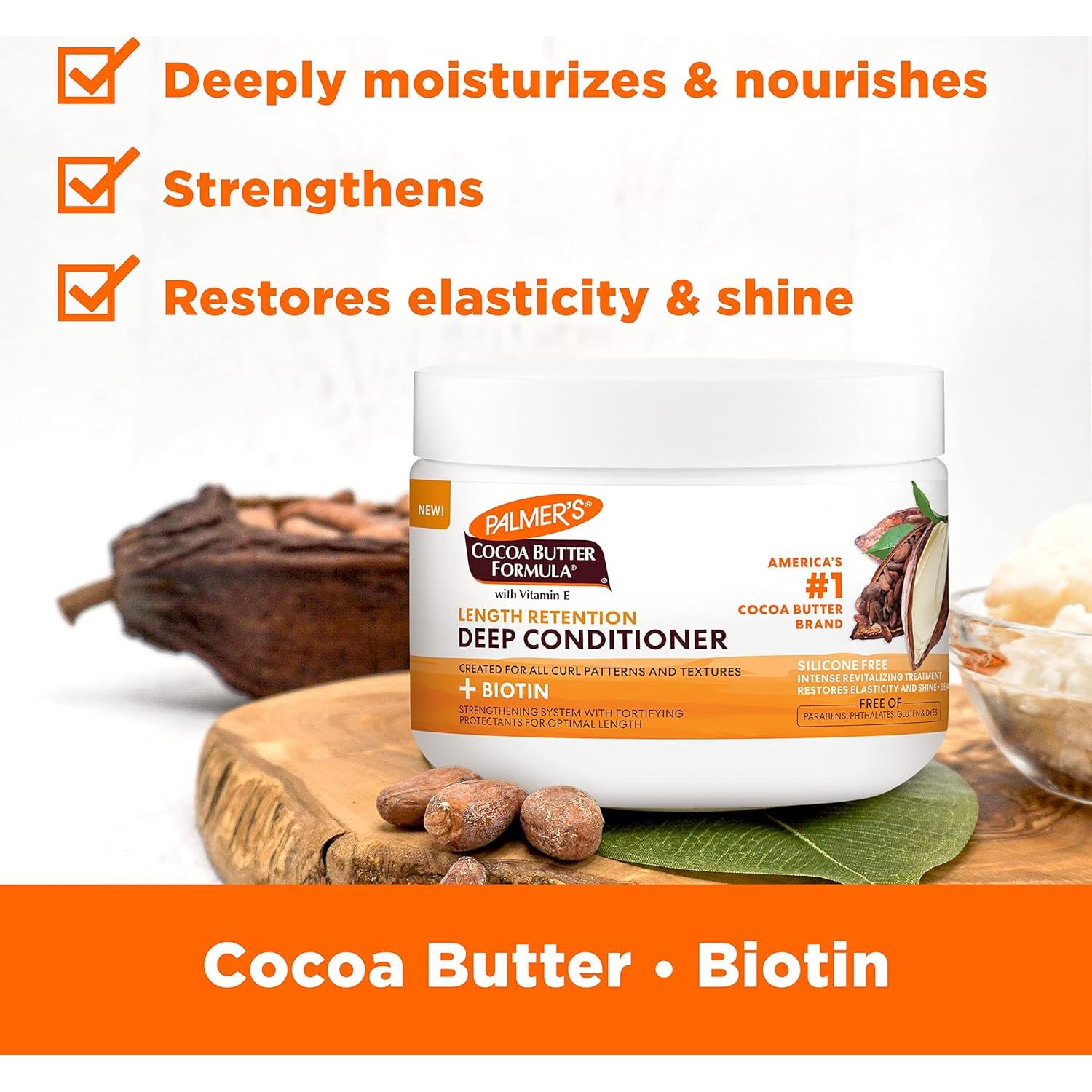 Acondicionador Profundo Palmer's Manteca de Cacao 240g - Nutre y Fortalece