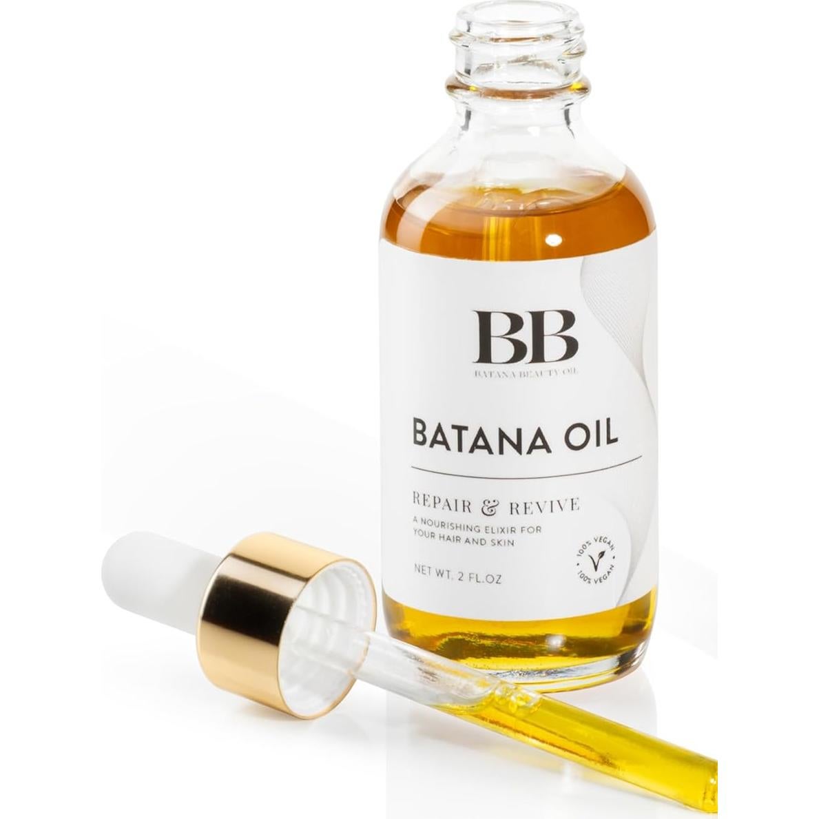 Aceite de Batana Vegano 60ml - Hidratante para Cabello y Piel