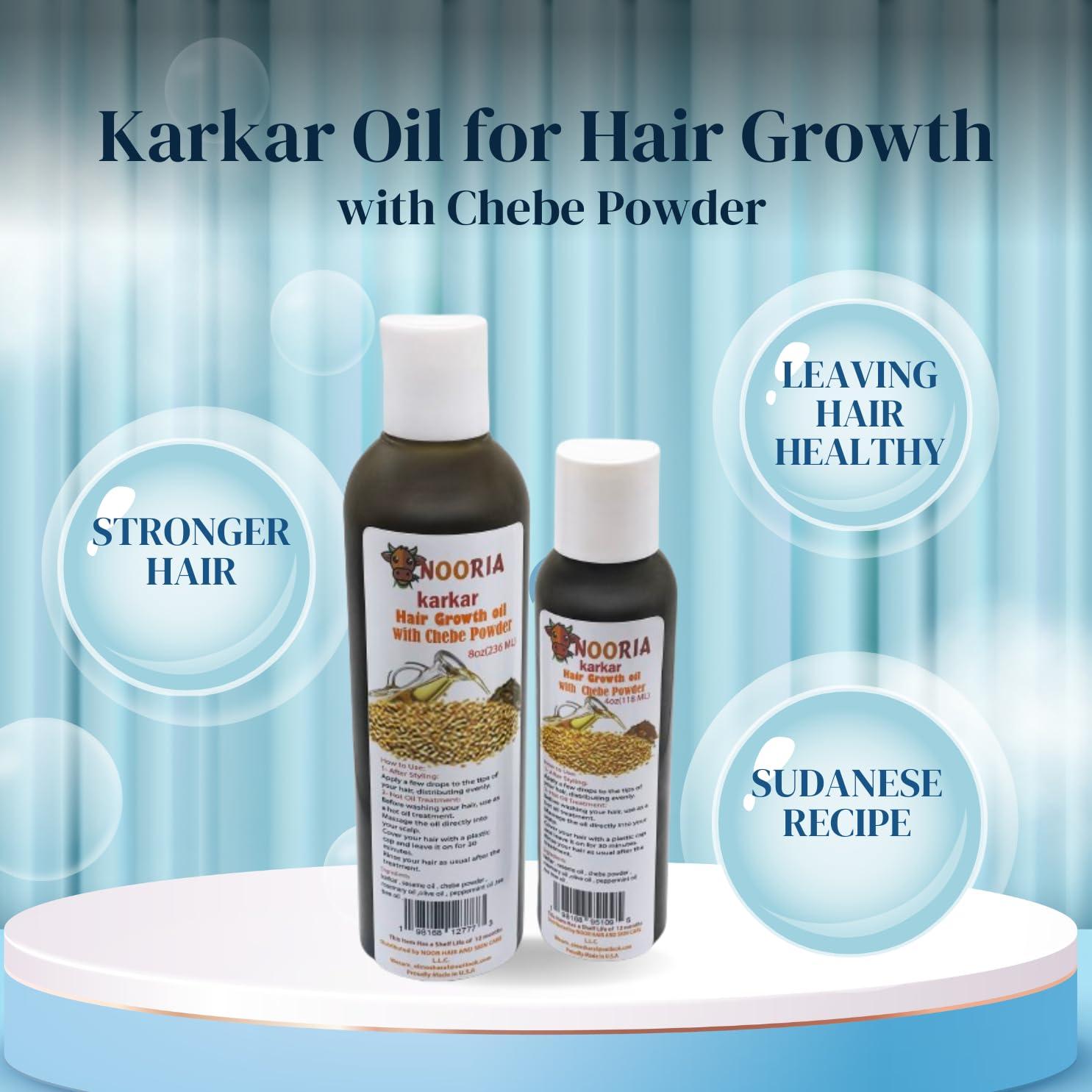 Aceite de Crecimiento Capilar Karkar NOORIA 113.4 g Hidratante