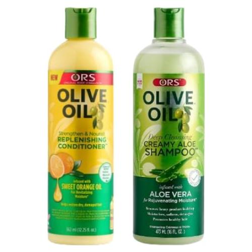 Champú y Acondicionador ORS Aceite de Oliva con Aloe Vera