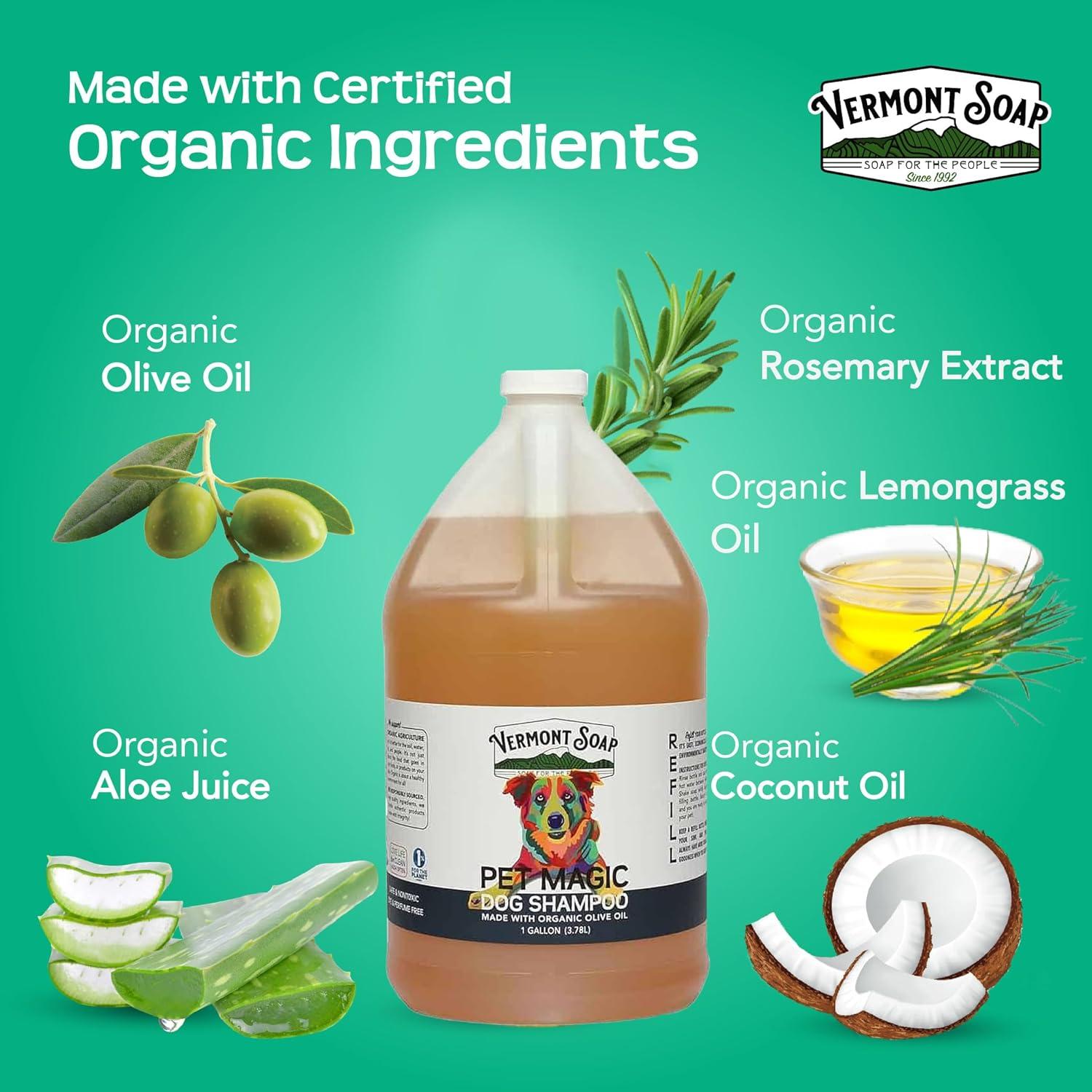 Champú Natural para Perros Vermont Soap 3.78L - Piel Sensible