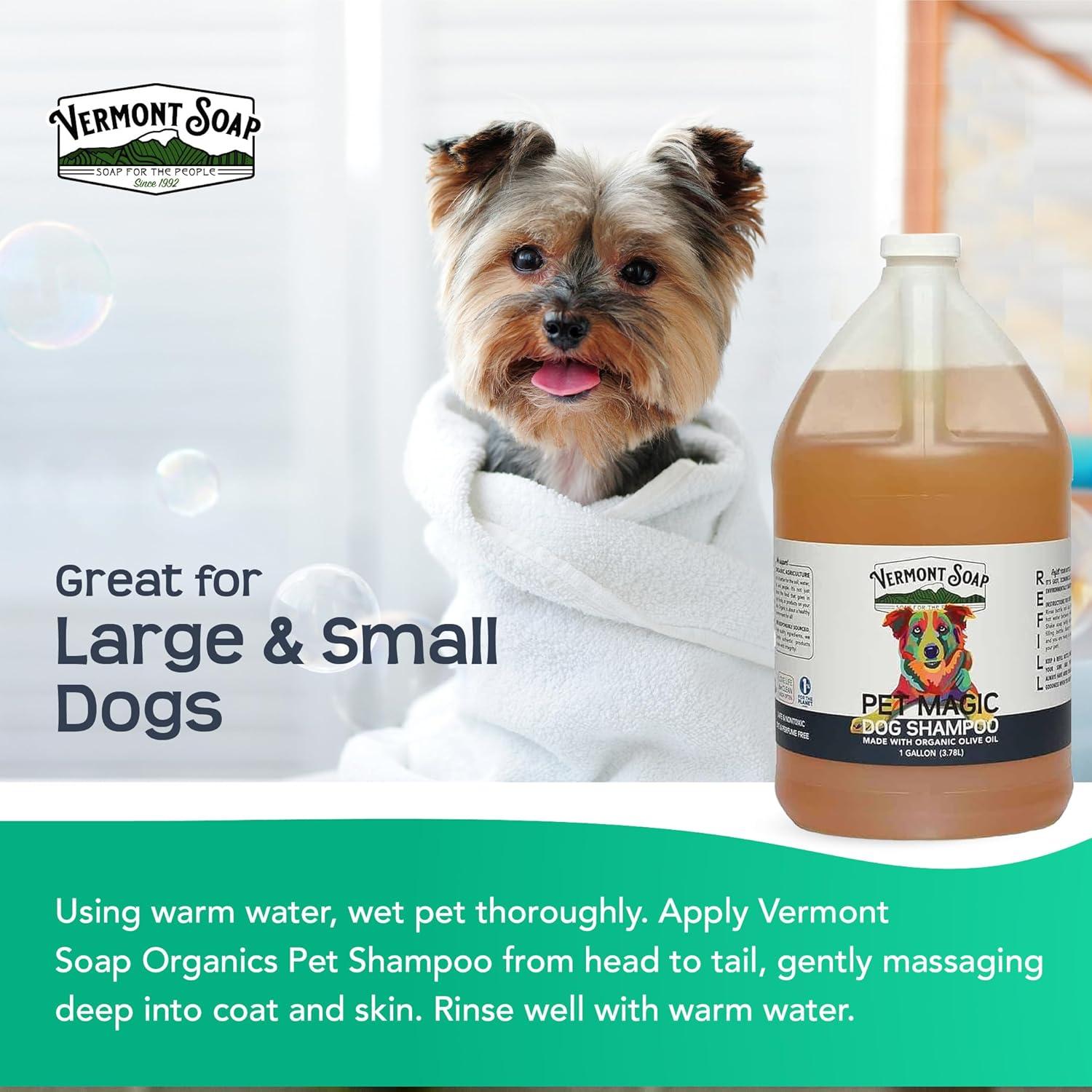 Champú Natural para Perros Vermont Soap 3.78L - Piel Sensible