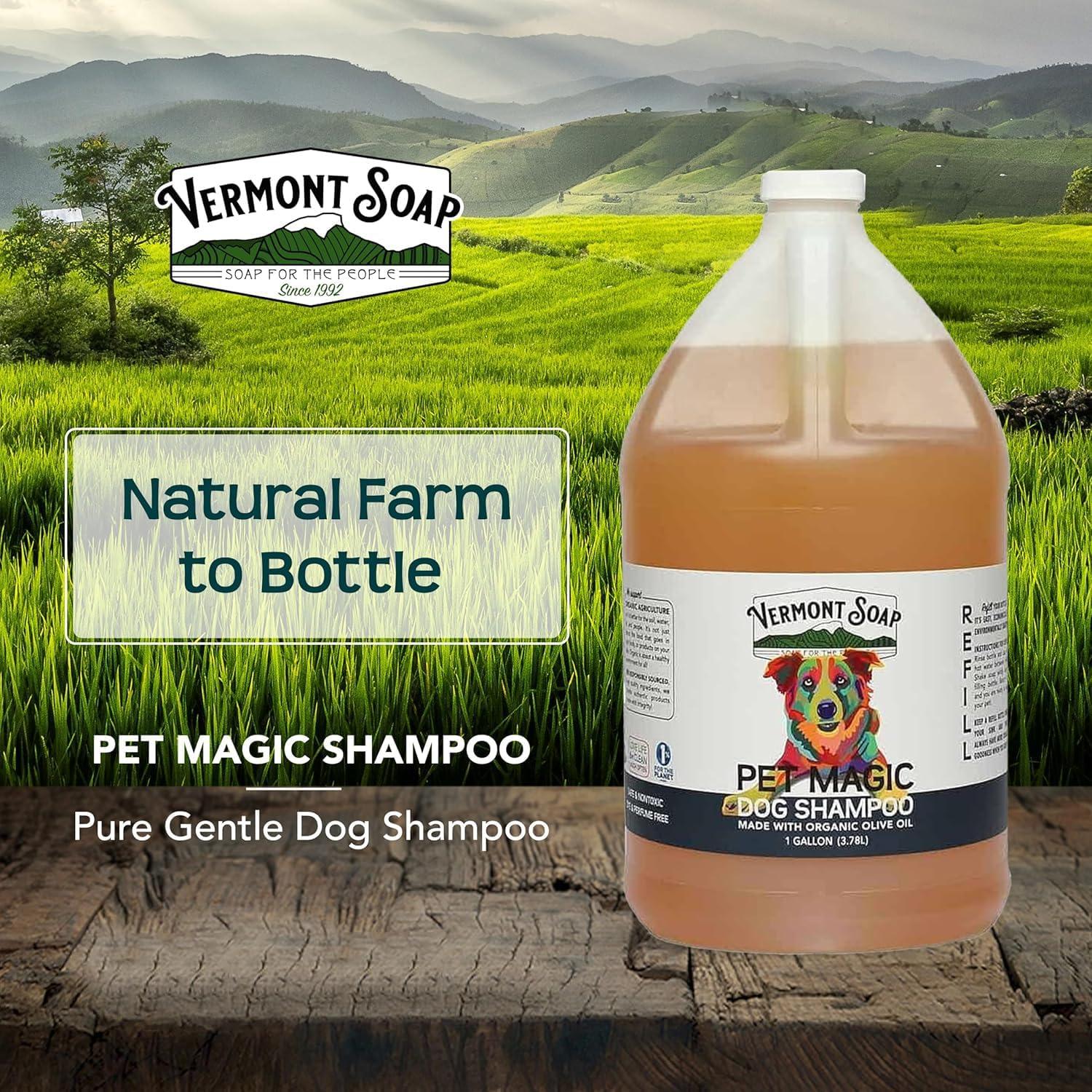Champú Natural para Perros Vermont Soap 3.78L - Piel Sensible