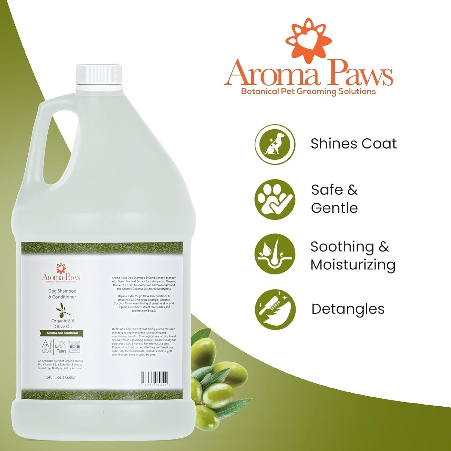 Champú y Acondicionador para Perros Aroma Paws 3.97 kg