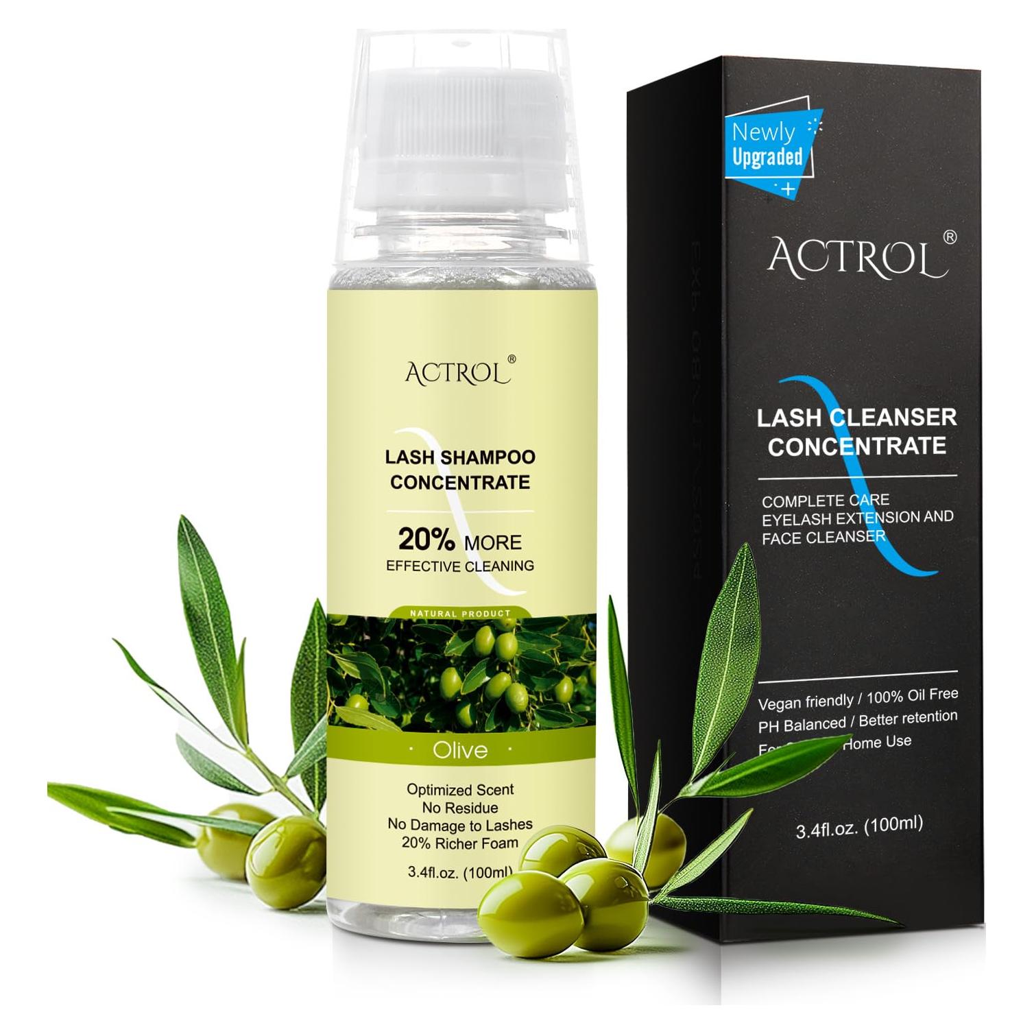 Concentrado de Champú para Pestañas ACTROL 100ml Aceituna