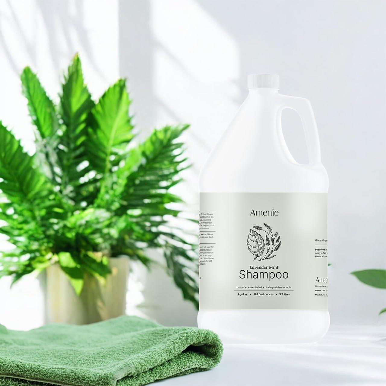 Champú de Menta y Lavanda Amenie 3.78L Vegano y Libre de Parabenos