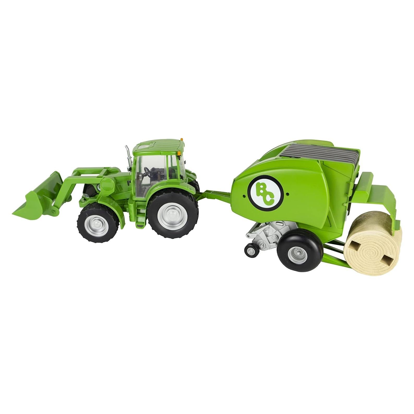 Tractor y Empacadora Big Country Toys 1:20 Juguete Granja