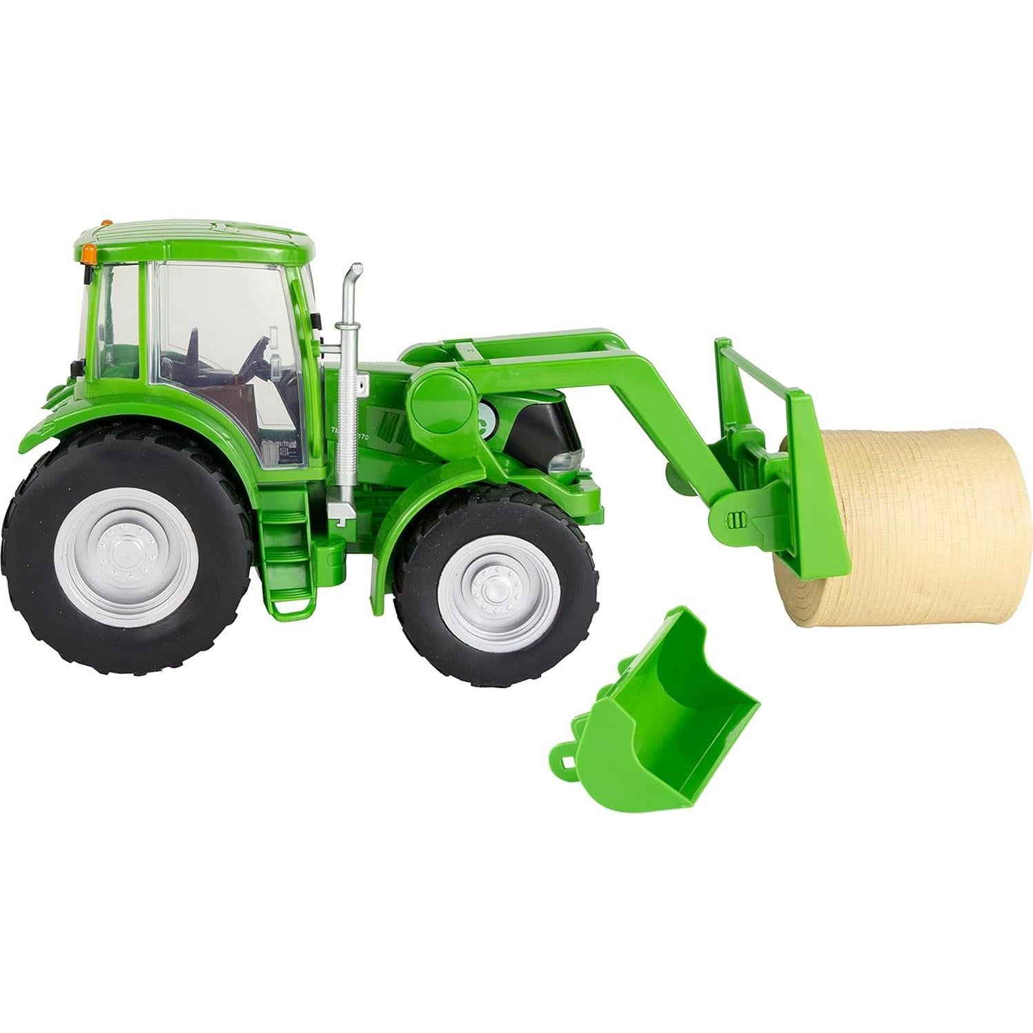 Tractor y Empacadora Big Country Toys 1:20 Juguete Granja