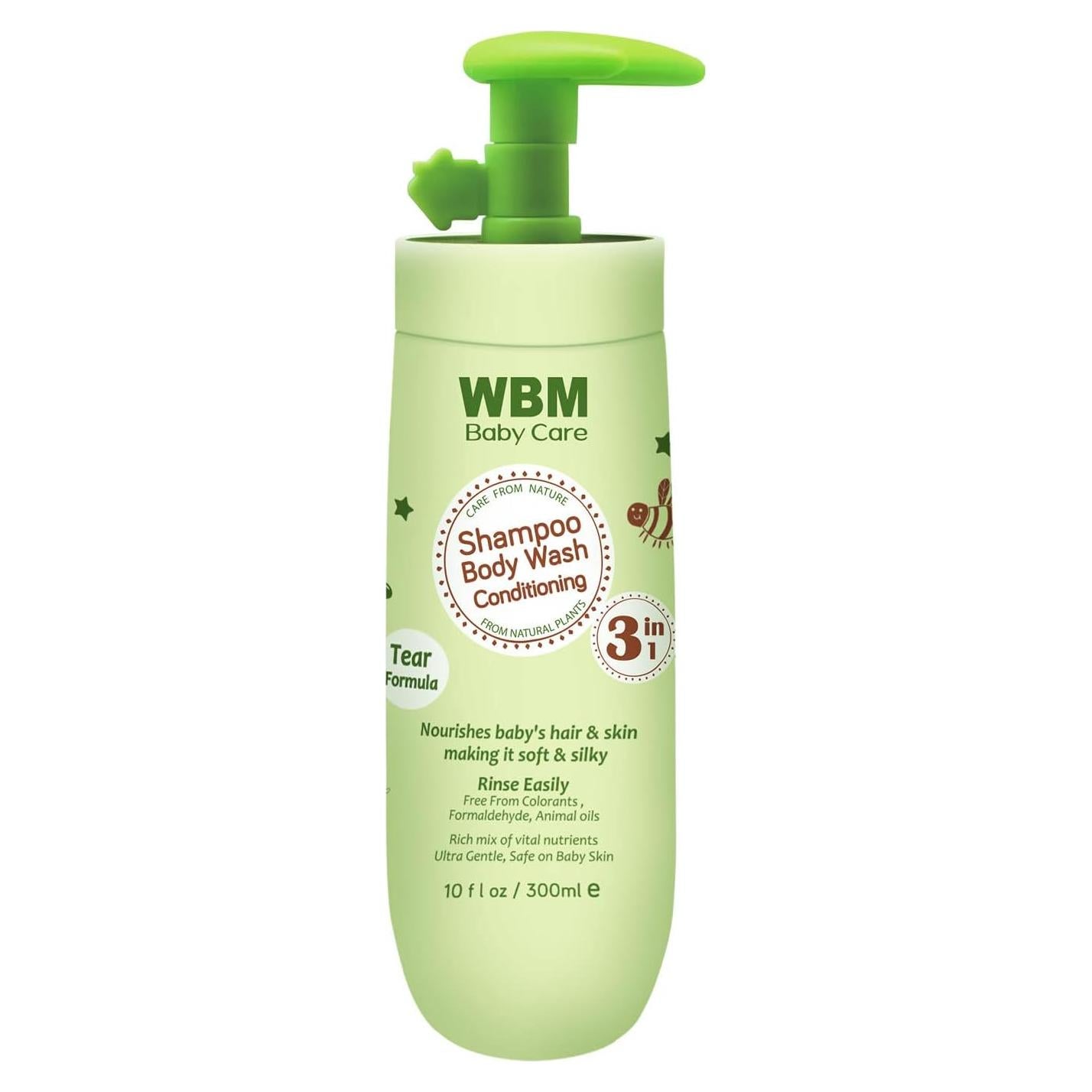 Champú 3 en 1 WBM Baby Care - Suave y Orgánico 283.5g