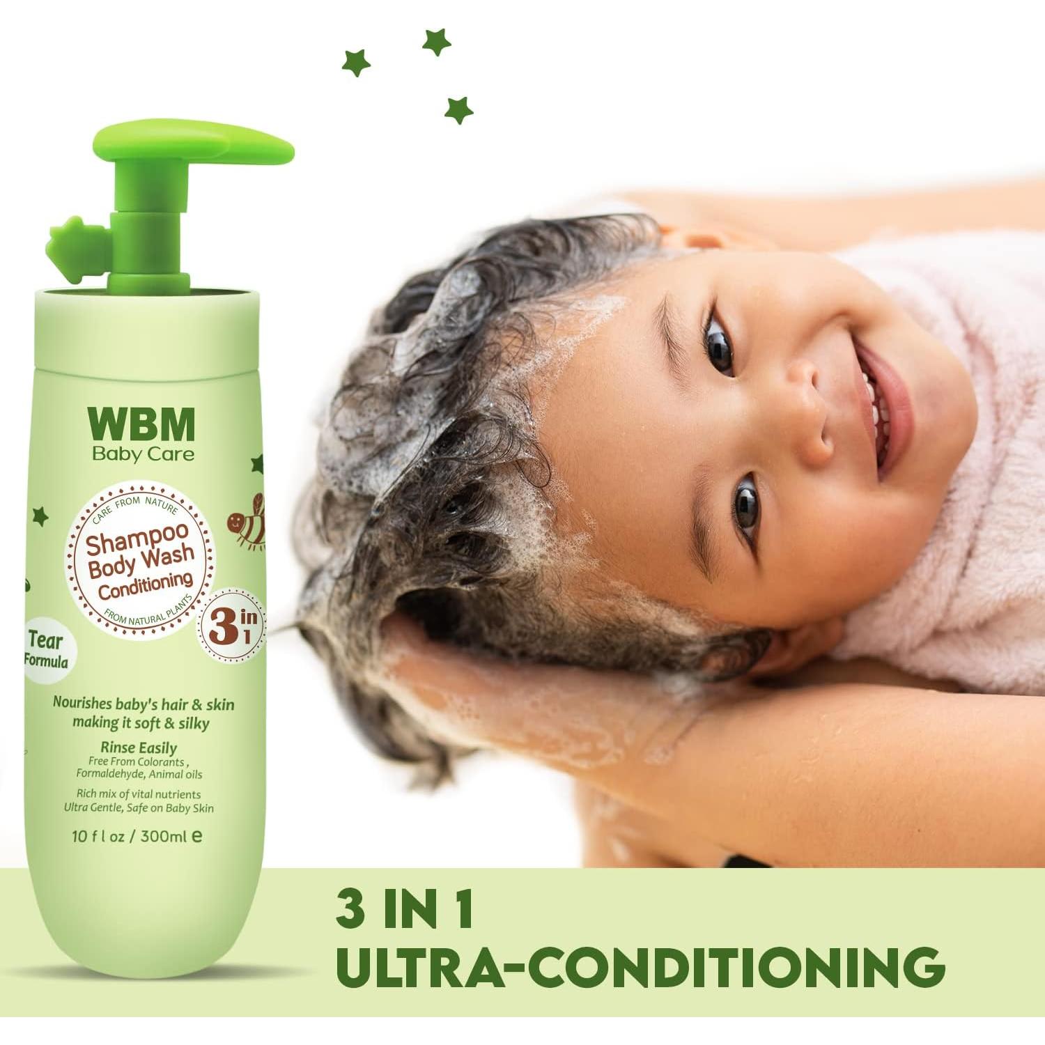 Champú 3 en 1 WBM Baby Care - Suave y Orgánico 283.5g