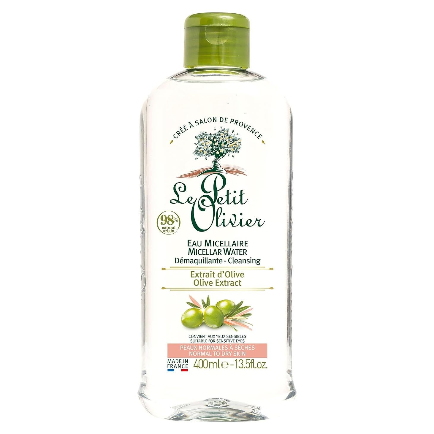 Agua Micelar Limpiadora Le Petit Olivier 382.7 ml con Oliva