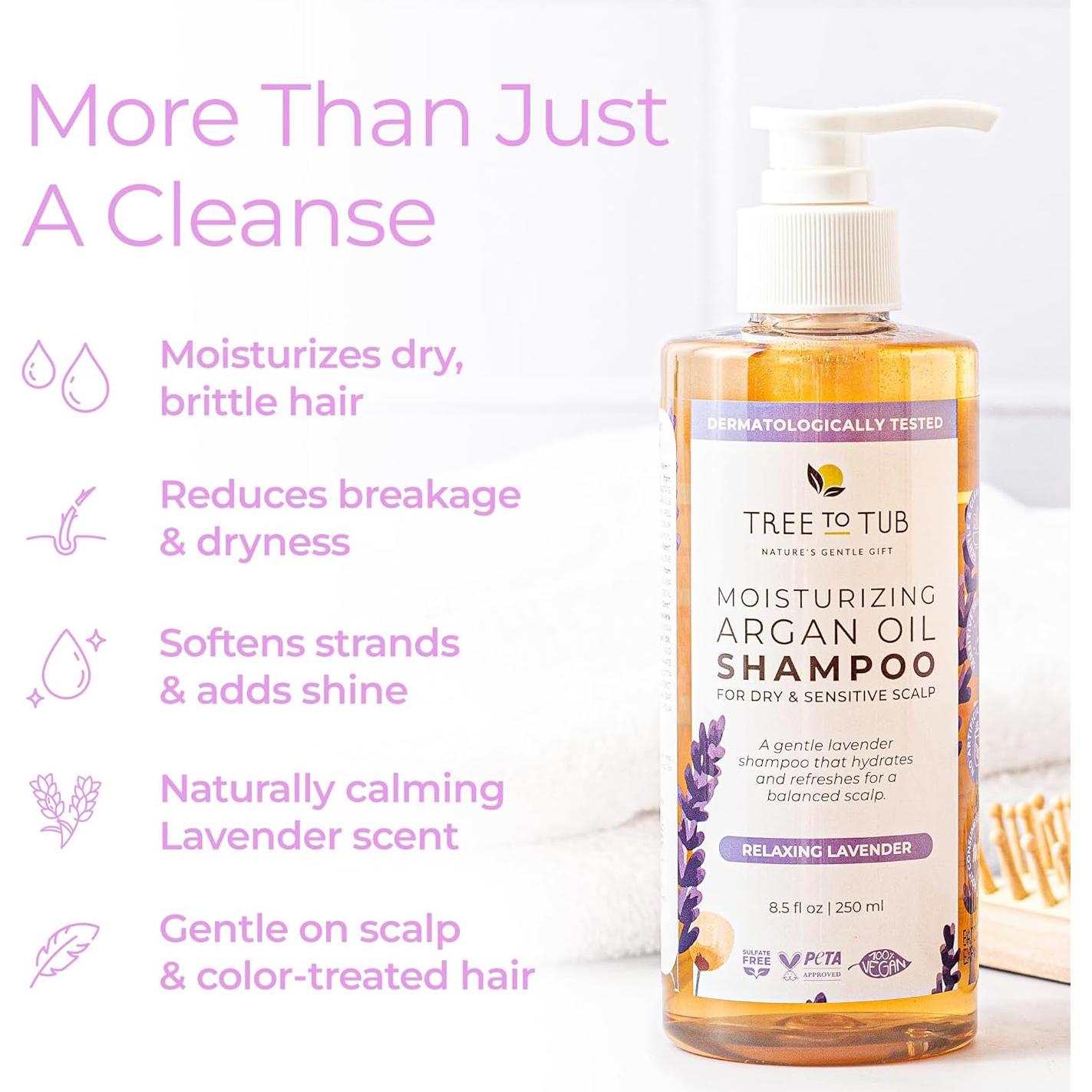 Champú Hidratante Tree to Tub 250 ml - Cabello Seco y Cuero Cabelludo Sensible