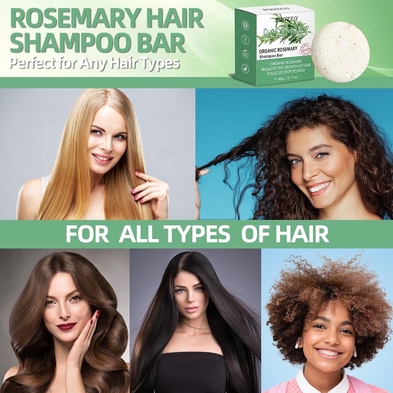 Pack de 2 Jabones Sólidos de Champú de Romero - 140g