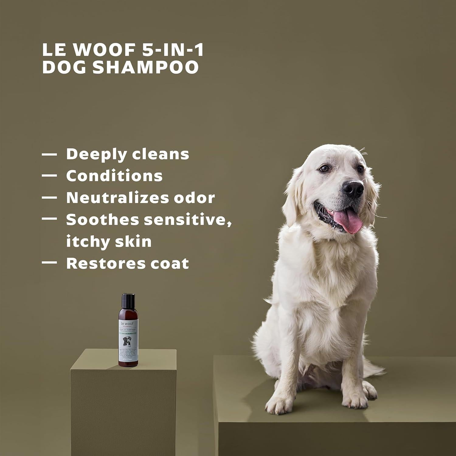 Champú Orgánico para Perros Le Woof 4oz - Piel Sensible