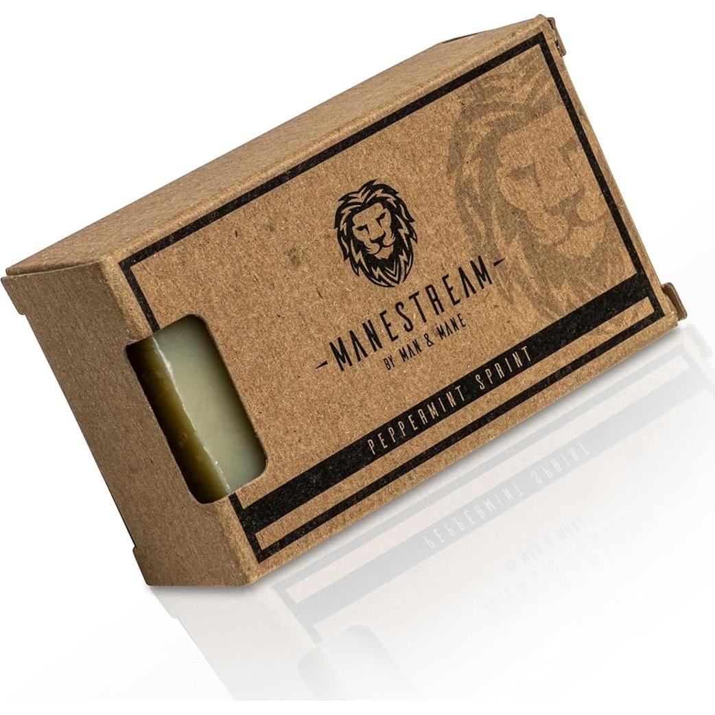 Jabón 2-en-1 MAN & MANE Larga Duración Menta 104g