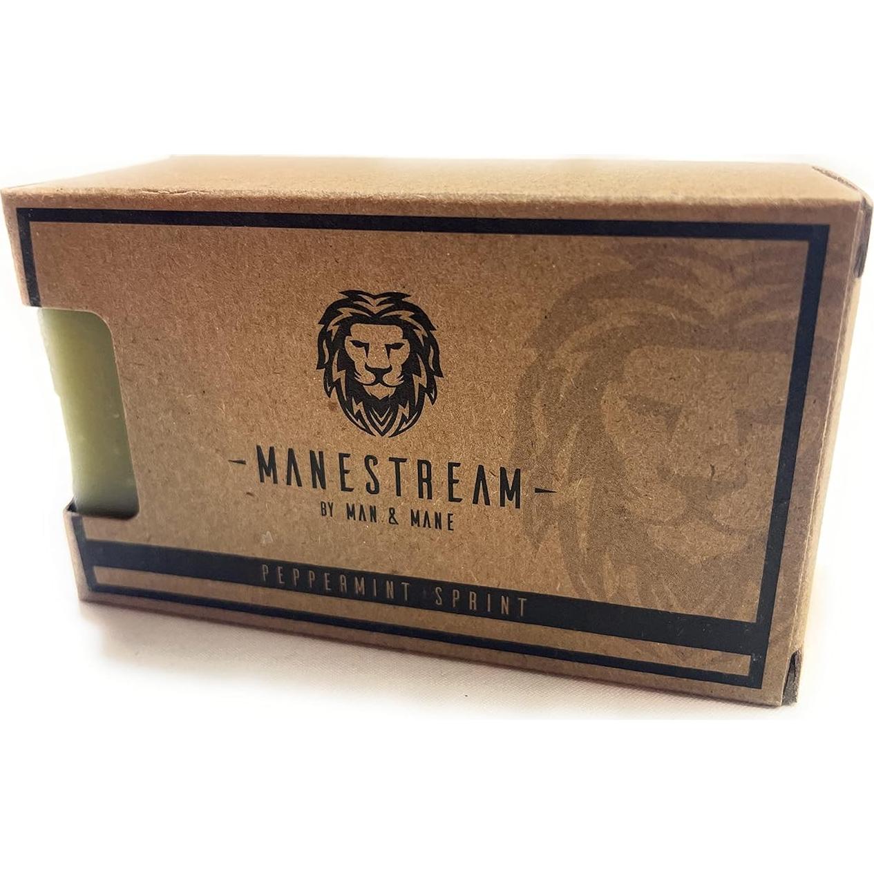 Jabón 2-en-1 MAN & MANE Larga Duración Menta 104g